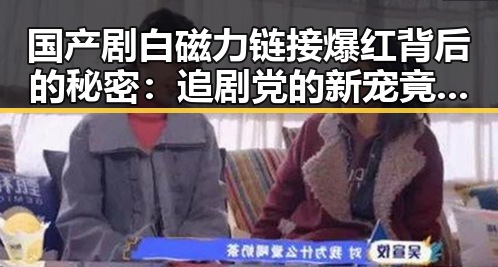 国产剧白磁力链接爆红背后的秘密:追剧党的新宠竟然是它!