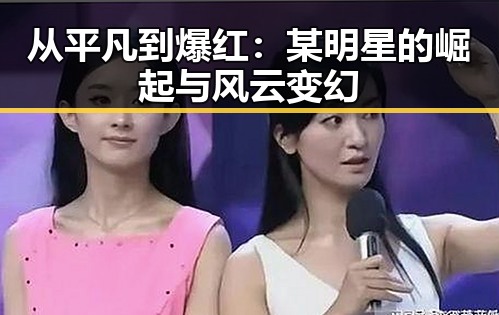 从平凡到爆红：某明星的崛起与风云变幻